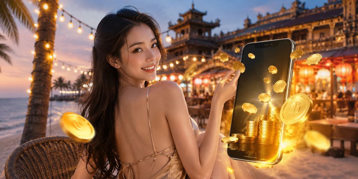 Người dùng tại chợ đêm Huế tham gia đăng ký nhận bonus và khuyến mãi trực tuyến